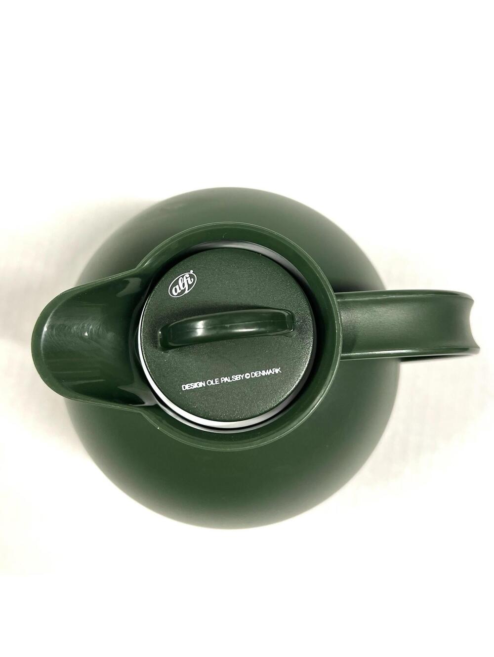 Vintage Alfi Green Kugel Coffee Tea Insulated Vaccum Carafe Screw Top - Picture 3 of 12